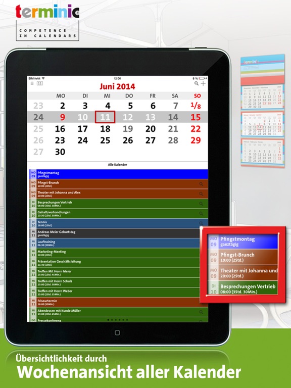 Screenshot #6 pour terminic 3-Monatskalender