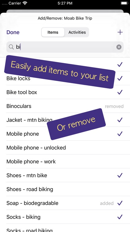 PackCheck Packing List screenshot-3