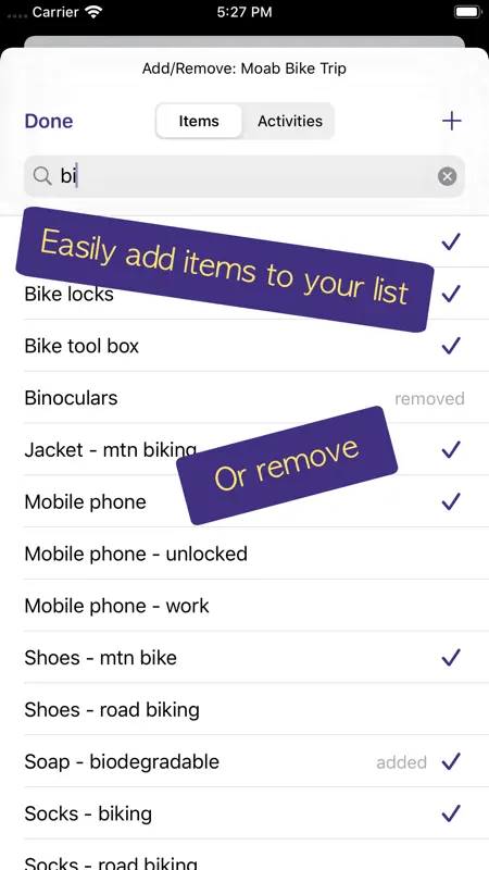 PackCheck Packing List screenshot 4 of 10