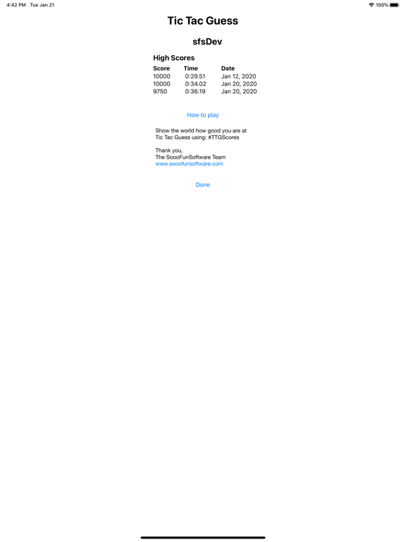 Screenshot #5 pour Tic Tac Guess