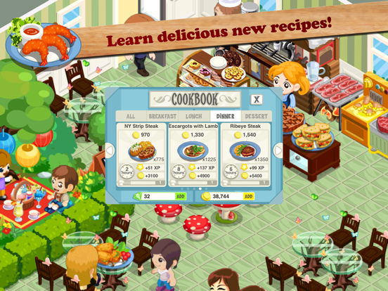 Restaurant Story iPad app afbeelding 5