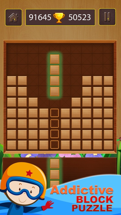Wood Block Puzzle Box
