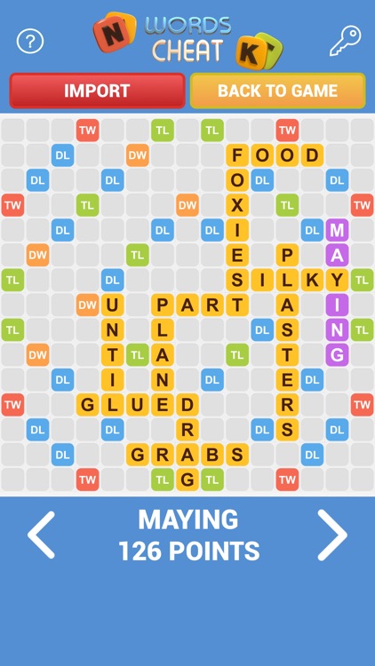 Solve Words Friends WWF Cheat