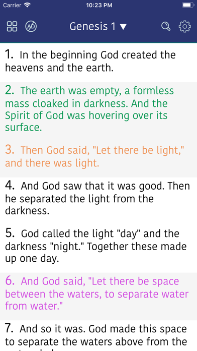 Screenshot #1 pour Biblia Takatifu in Swahili