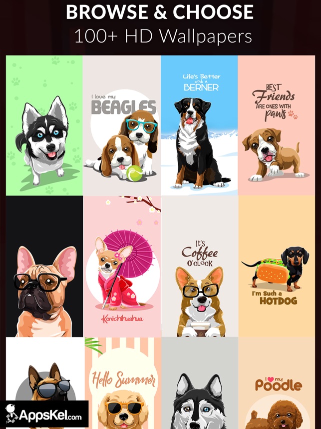 Cute Cartoon Dog Wallpaper APK for Android Download