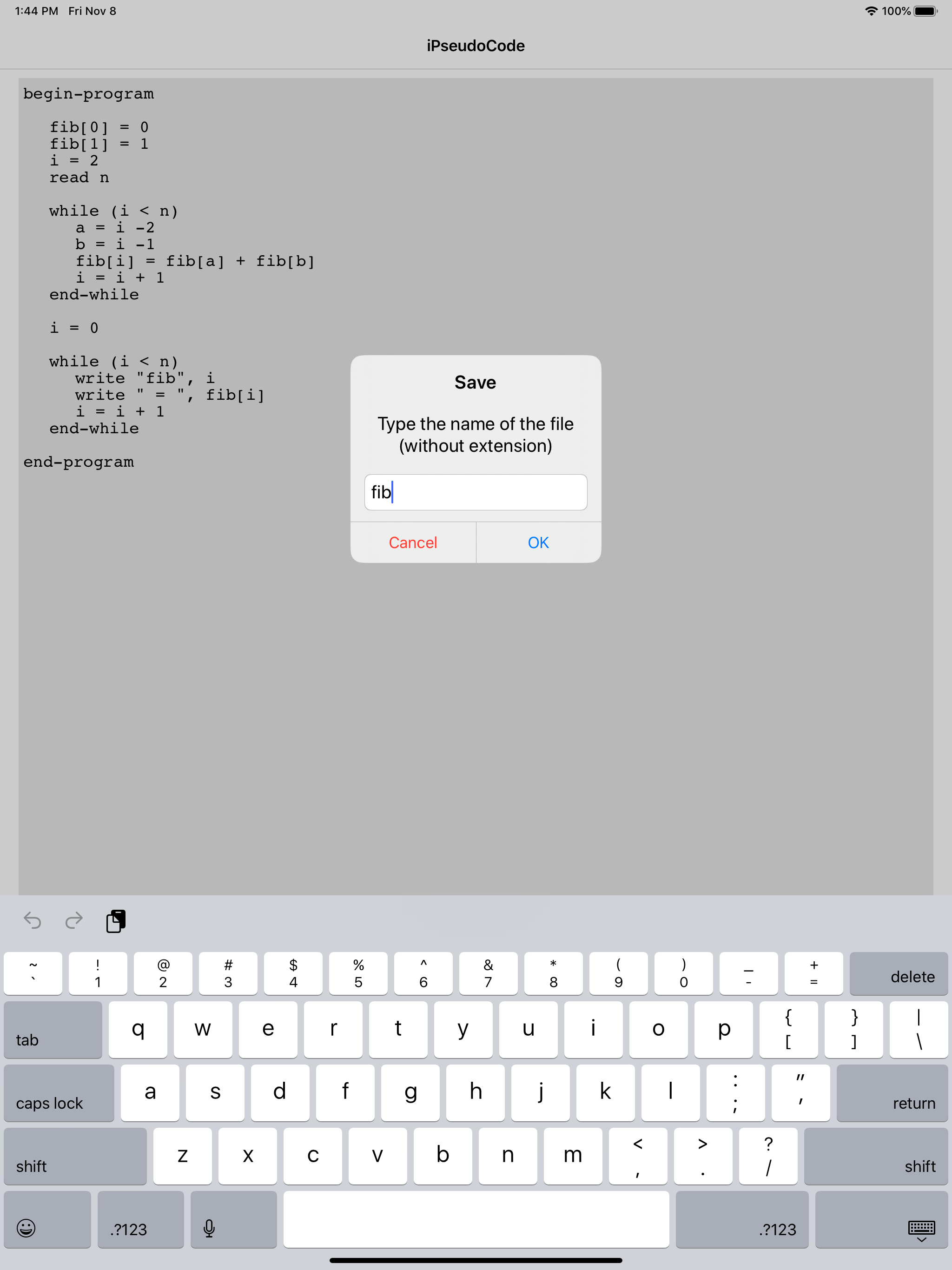 iPseudoCode screenshot 4