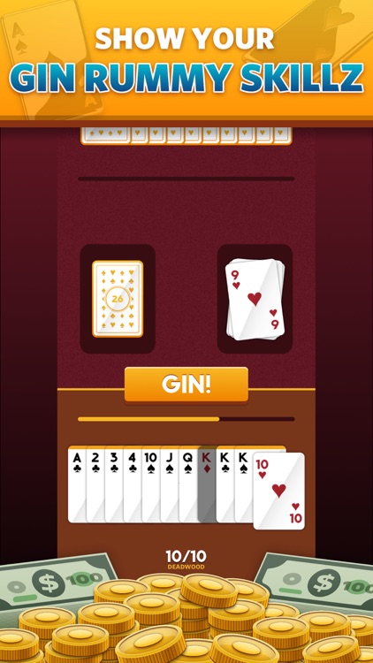 Gin Rummy Gold - Win Real Cash
