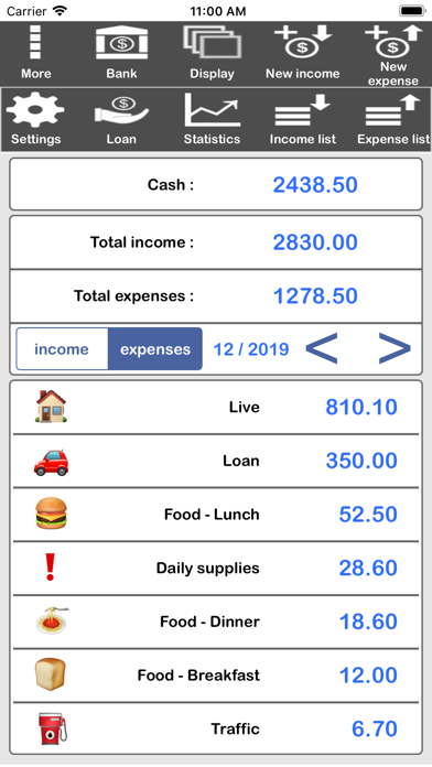 TC MoneyBook Screenshot