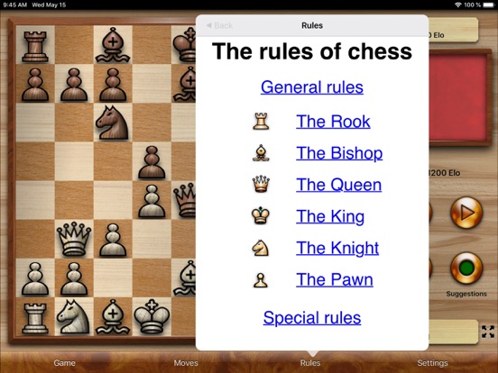 Chess without ads iPad app afbeelding 5