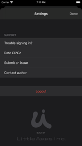 CI2Go The CircleCI Client screenshot