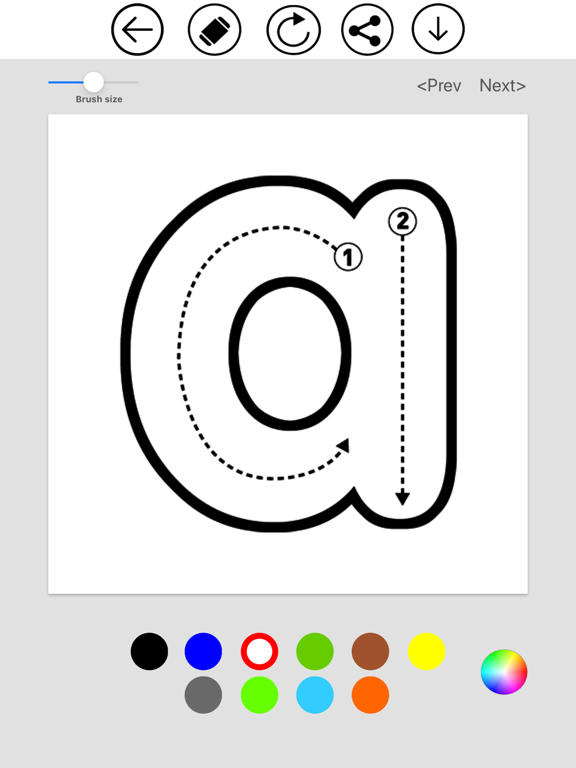 Screenshot #6 pour ABC Alphabet & Number Coloring