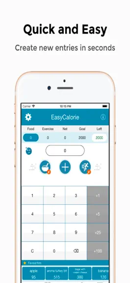 Game screenshot Easy Calorie - Calorie Tracker apk