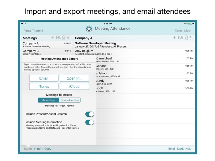 Meeting Attendance