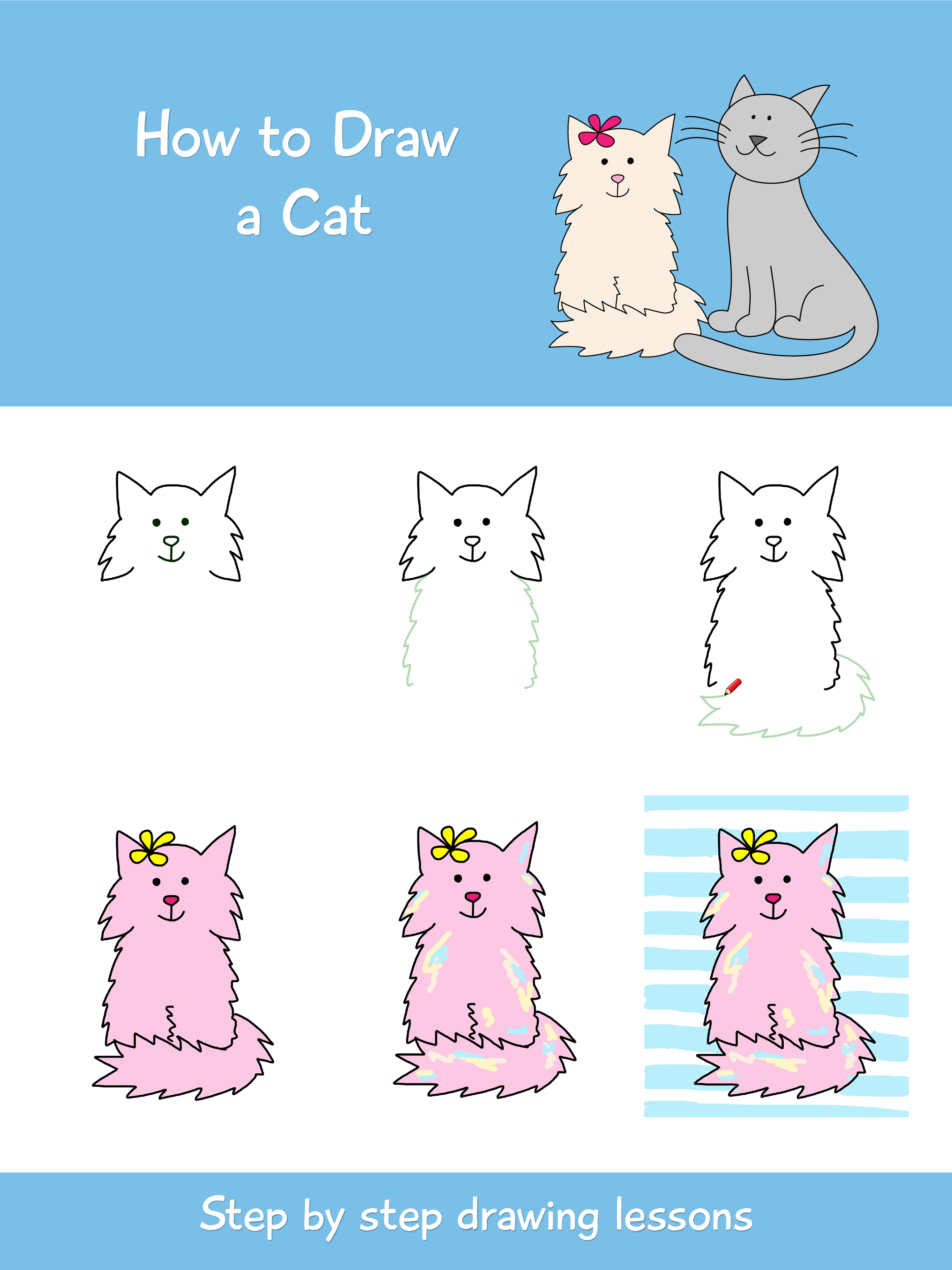 How to Draw Cats and Kittens