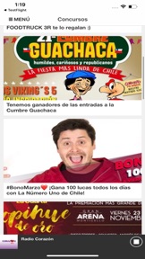 Radio Corazón Chile screenshot