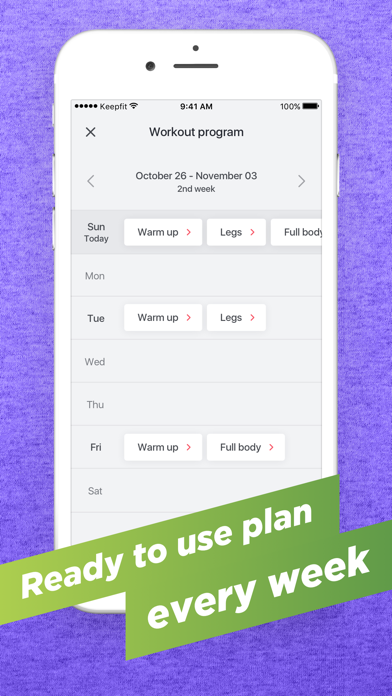 KeepFit – Weight Loss Fitness Screenshot