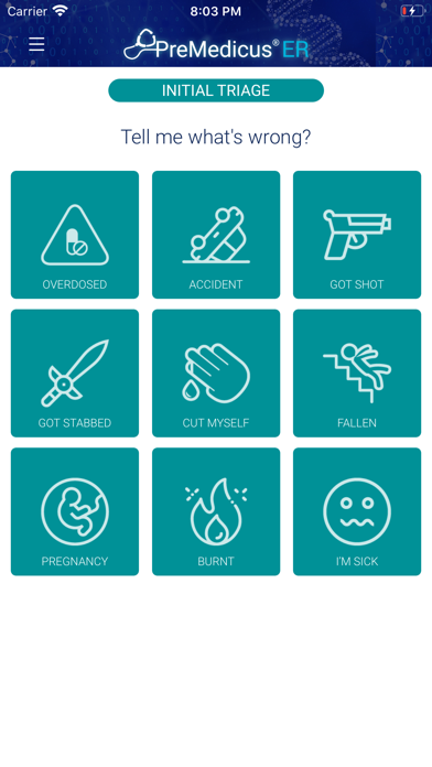 PreMedicus® ER iPhone screenshot 1 - Medical app