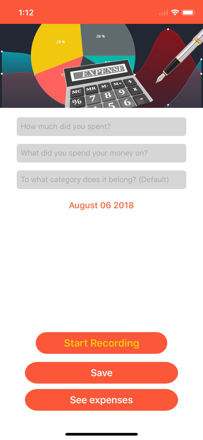 My Expenses Tracker