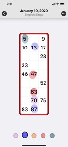 Bingo Card - Ticket Generator screenshot #3 for iPhone