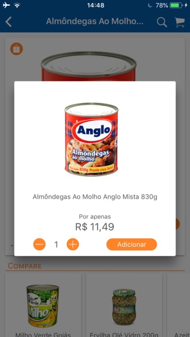 PaguePouco Supermercado Online Screenshot