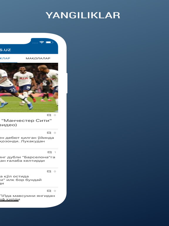 SPORTS UZ iPad screenshot 5 - Sports app