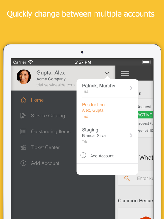 Intelligent Service Management iPad screenshot 5 - Business app