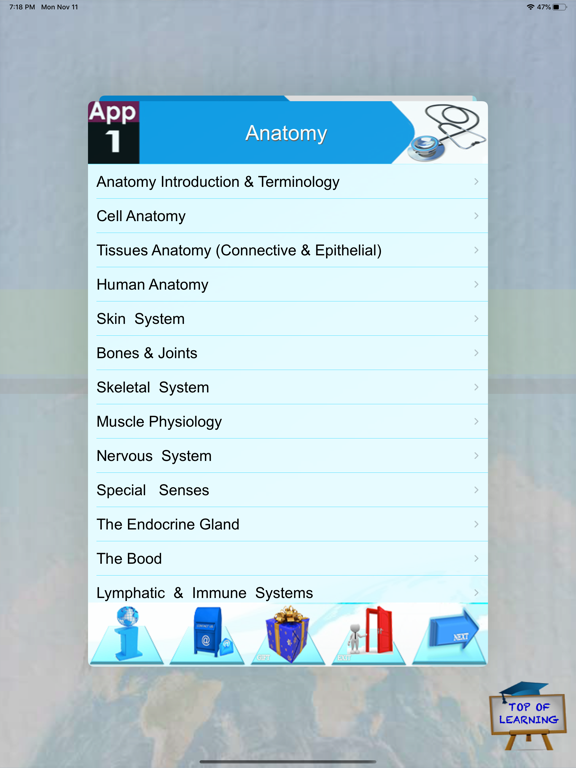 Screenshot #5 pour Anatomy & Physiology 4Apps In1