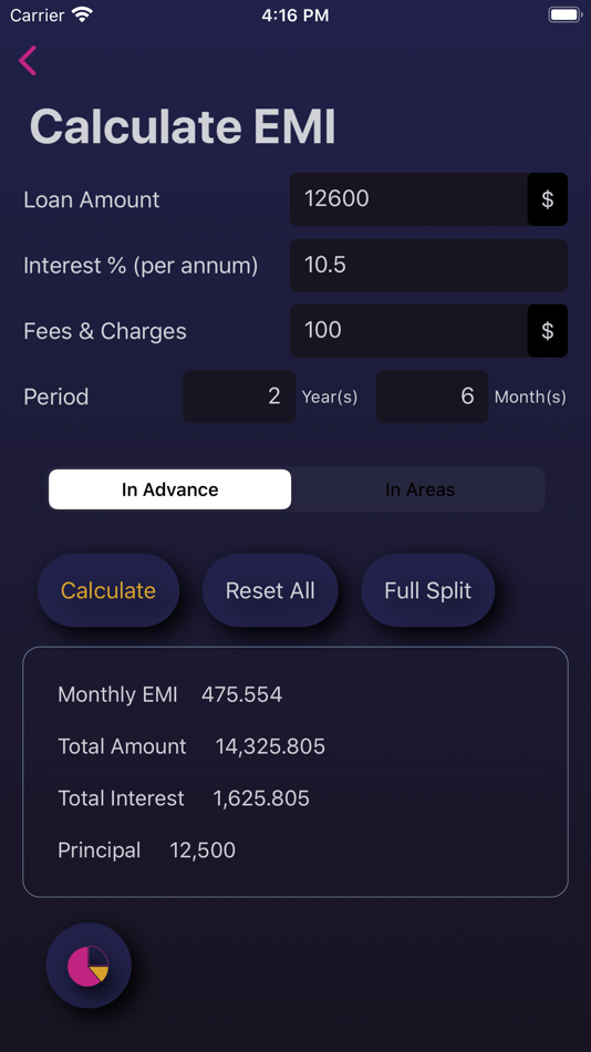 #1. Calc for EMI: calculate loan (iOS) 由: Sergey Pekar
