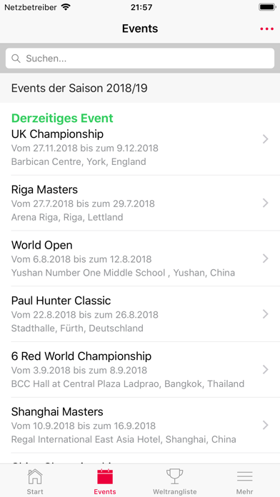 Screenshot #3 pour Snooker Stats