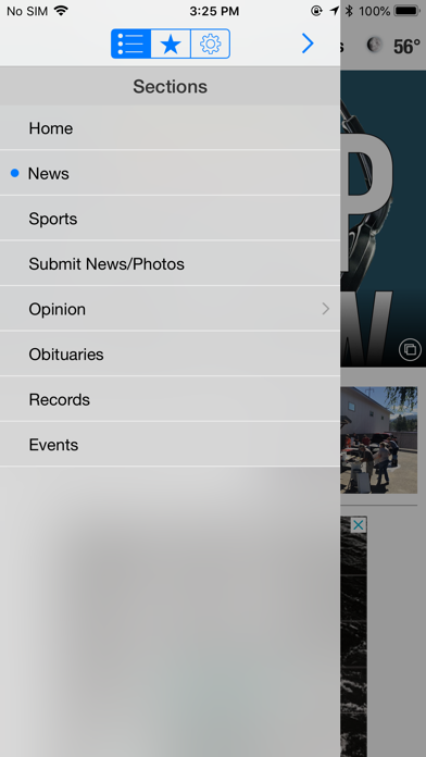 Shoshone News Press Screenshot