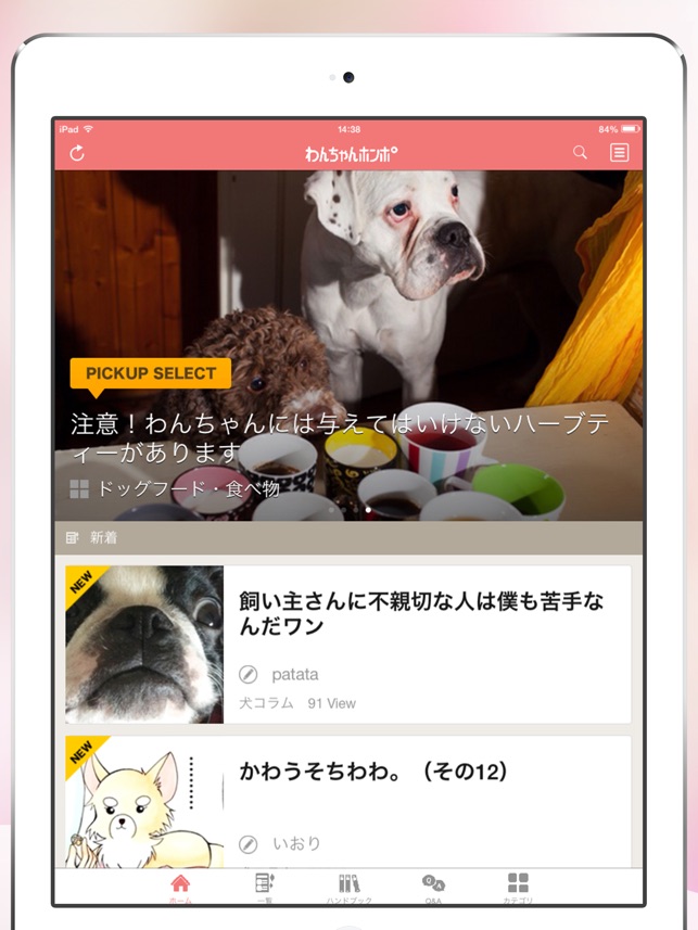 犬のニュースや飼い方の情報をまとめ読み わんちゃんホンポ Su App Store