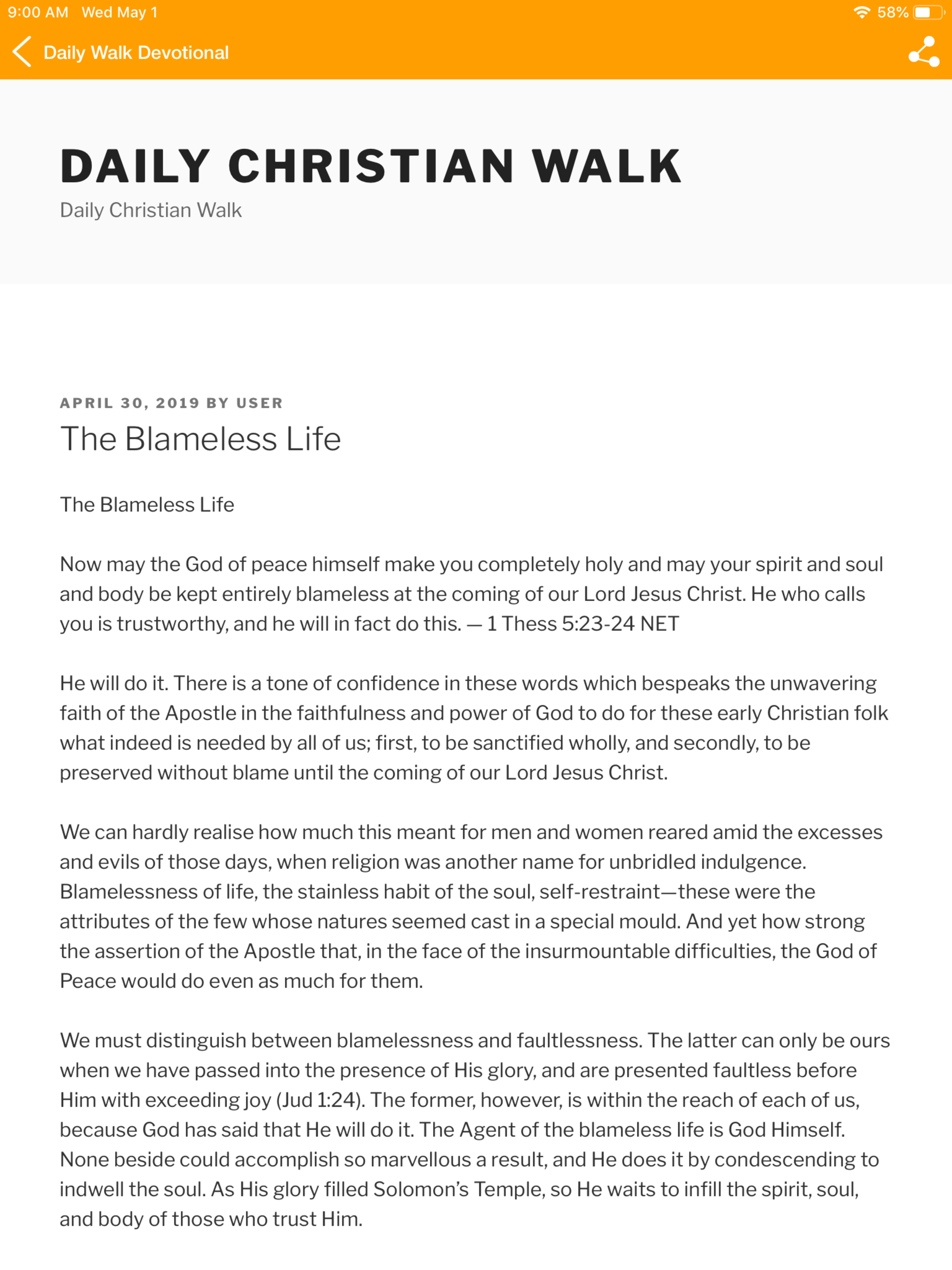 Daily Walk with God Devotional screenshot 6