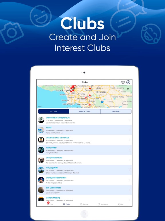 ChatApp - Meet New People iPad screenshot 4 - Social Networking app