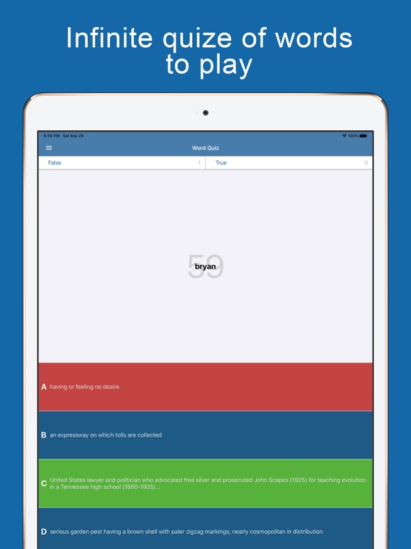 English Dictionary : Offline iPad screenshot 4 - Education app