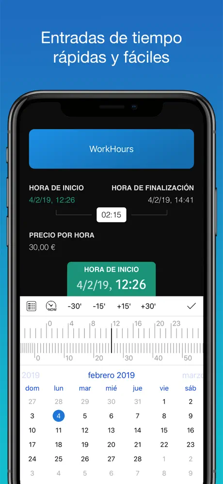 WorkHours Rastreador de tiempo