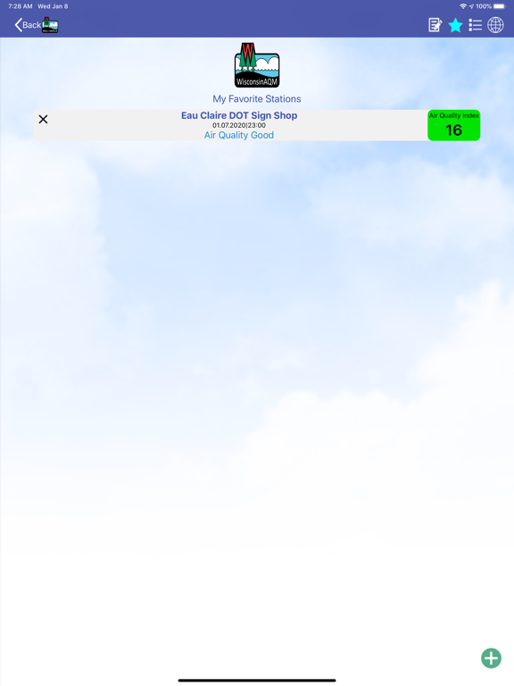 WisconsinAQM iPad screenshot 5 - Weather app