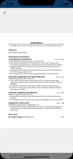 Got Resume Builder: Screenshot 3 von 10