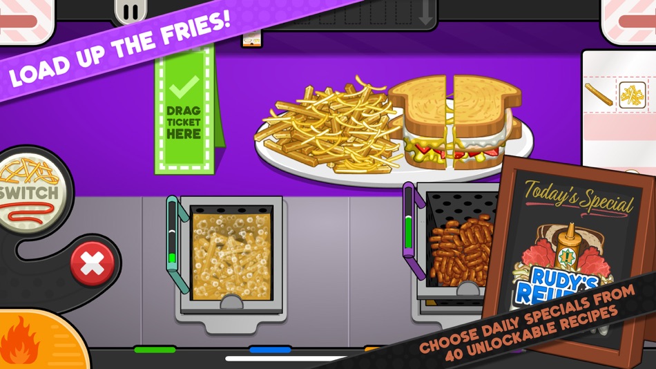 #5. Papa's Cheeseria To Go! (iOS) 由: Flipline Studios