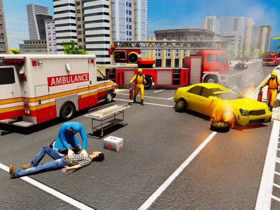 911 緊急 救援 シム RPGのおすすめ画像1