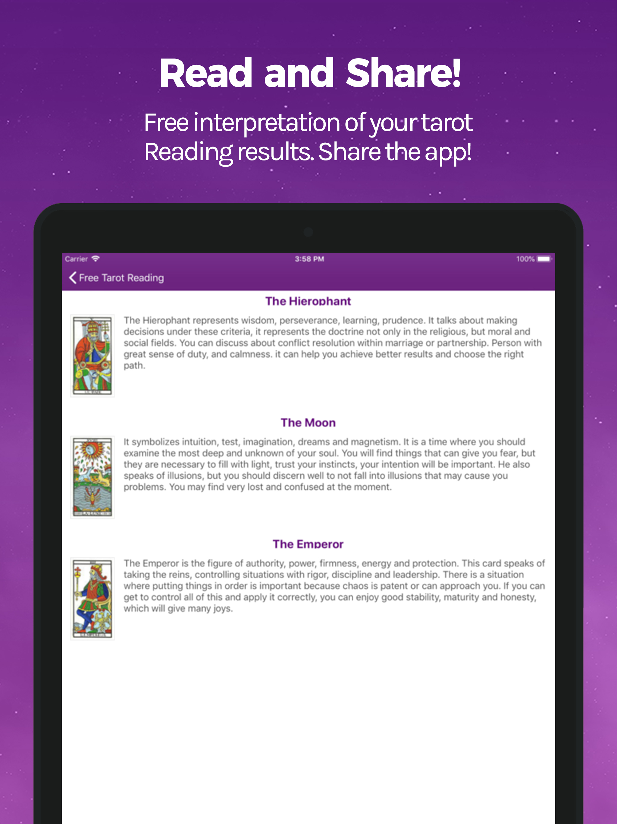 Tarot Reading & Cards Meaning
