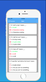 English Idioms & Phrases screenshot