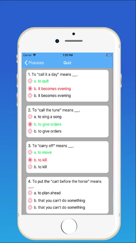 English Idioms & Phrases