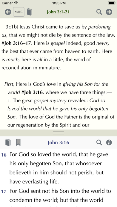 Matthew Henry Study Bible Screenshot