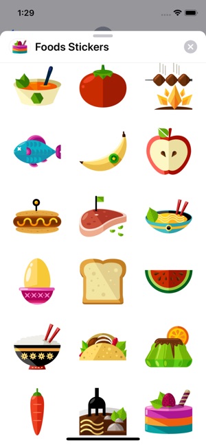 Foods Stickers