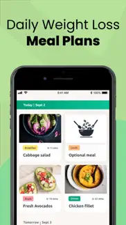 weight loss diet meal plan iphone screenshot 2