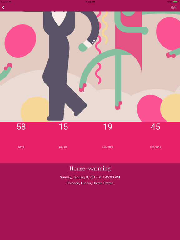 Screenshot #6 pour Countdown by timeanddate.com