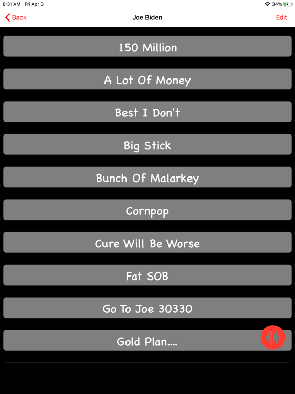 Screenshot #6 pour Gaffe: Political Soundboard