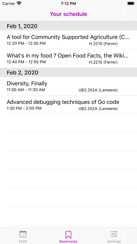 FosdemToGo (iOS) 由: Horst Gutmann FosdemToGo (iOS) 由: Horst Gutmann
