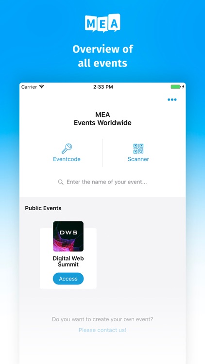 Mobile Event App screenshot-0
