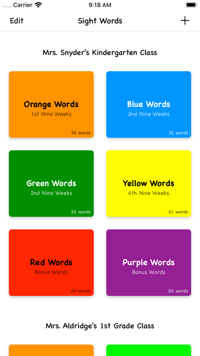 Share Sight Words screenshot 3